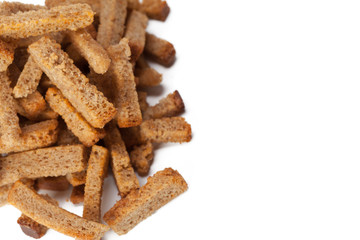 crumbs of bread croutons