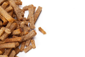 crumbs of bread croutons
