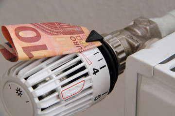 Thermostat  mit 10 Euro