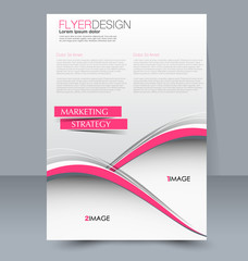 Naklejka premium Abstract flyer design background. Brochure template. To be used for magazine cover business mockup education presentation report. 