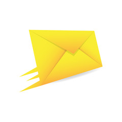 Speedy Mail Delivery Vector Illustration