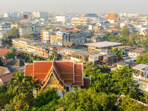 View on the roofs of Bangkok, Thailand