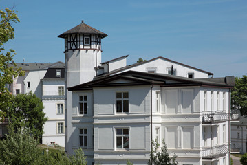 Bäderarchitektur in Sassnitz auf Rügen.1