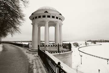 The gazebo on the waterfront