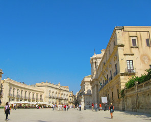 Obraz premium Syracuse old street