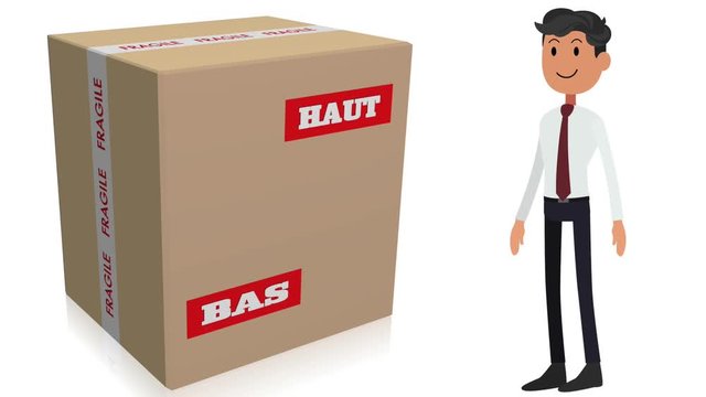 homme un carton