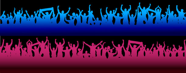 Background with line people.