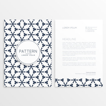 letterhead front and back design