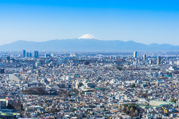富士山と東京シティビュー
