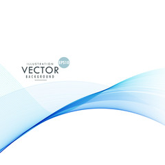 elegant blue wave design background