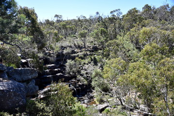 Borrung Falls waterfall in the Grampians region of Victoria Australia