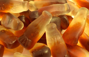 bonbons bouteilles cola