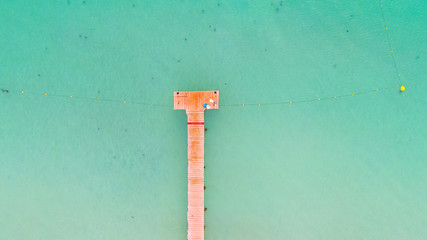 Aerial View Of A Pier