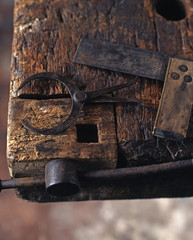 Outils du bois / Presse avant / Maître à danser / Compas