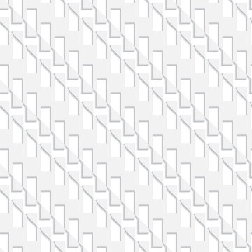 geometric monochrome seamless vector pattern with volume diagona