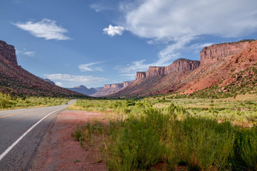 Unaweep-Tabeguache scenic byway passing through Mesa Canyon
Gateway, Mesa County, Colorado, USA