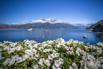 Town of VArenna on lake Como, Milan, Italy