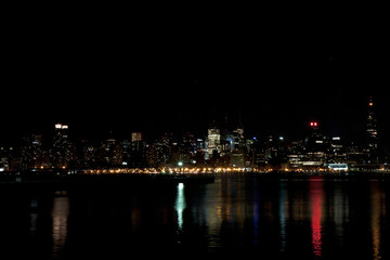 Fototapeta na wymiar NYC Midnight landscape