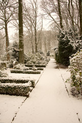 Friedhof im Winter