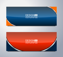 Business Banners Template Design, vector illustration