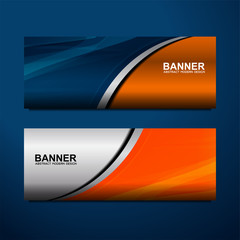 Fototapeta premium Business Banners Template Design, vector illustration