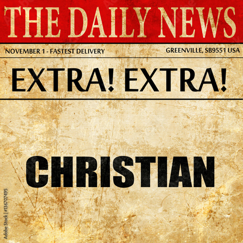 "christian, article text in newspaper" 스톡 사진, 로열티프리 이미지