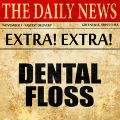 dentall flowed, article text in newspaper