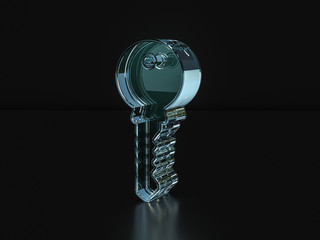Glass key symbol