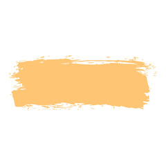 Yellow Paint Brushstroke