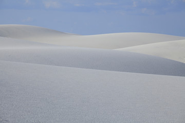 Dunes et désert de sable blanc /Nouveau Mexique / USA
