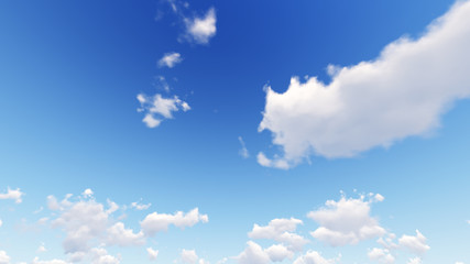 Blue sky with cloud closeup.