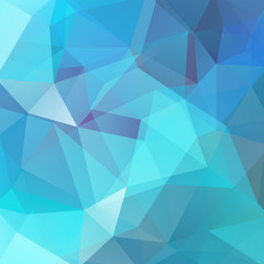 Background made of blue triangles. Square composition with geometric shapes. Eps 10.