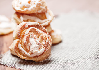 fresh homemade puff pastry