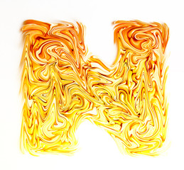 Fototapeta premium The Letter N.