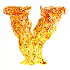 The Letter V.