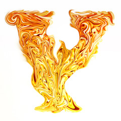 The Letter V.