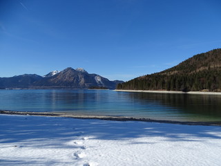 Walchensee im Winter
