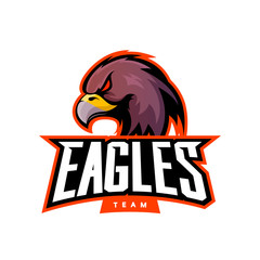 Furious eagle sport vector logo concept isolated on white background. Web infographic professional team pictogram.
Premium quality wild bird t-shirt tee print illustration.