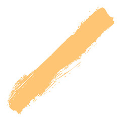 Yellow Paint Brushstroke
