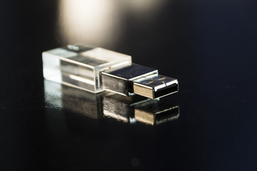 Isolated USB flash drive