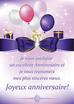 Carte D'anniversaire