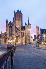 the towers of Ghent