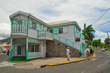 Caribbean, island of Nevis, Charlestown