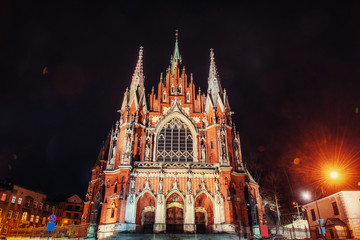 Fototapeta na wymiar Church St. Joseph in Krakow, Poland. 