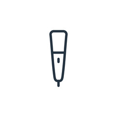 microphone thin line icon set on white background, audio, music, flat, minimalistic