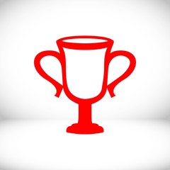 champions cup icon stock vector illustration flat design