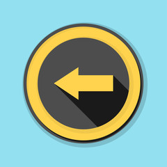 Left Arrow Sign illustration