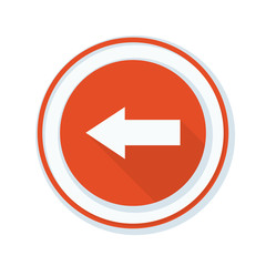 Left Arrow Sign illustration