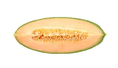 Single slice of a melon
