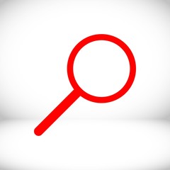 search icon stock vector illustration flat design